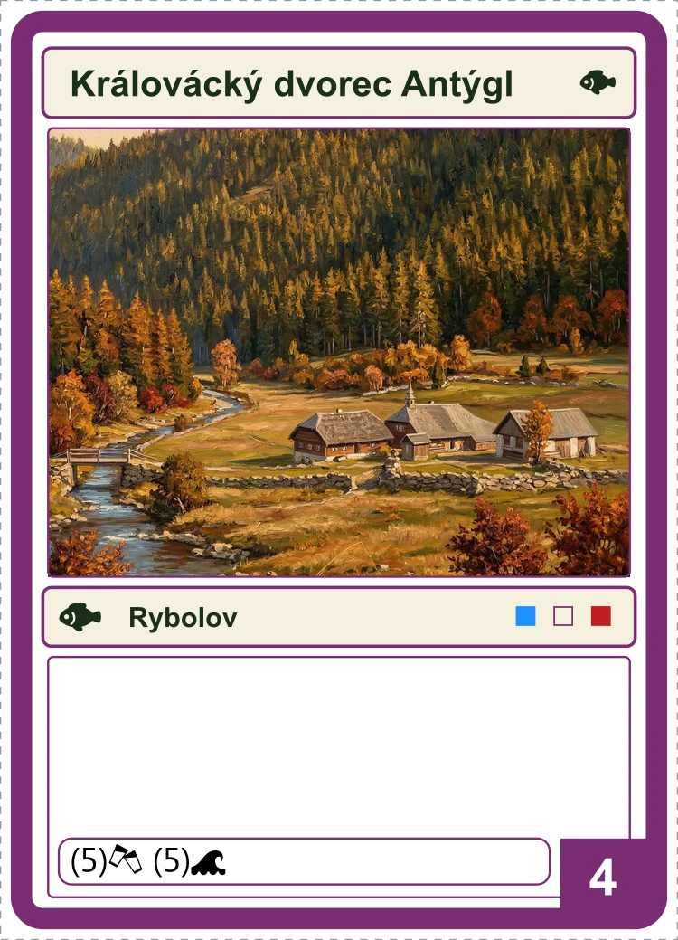 Karta Královácký dvorec Antýgl